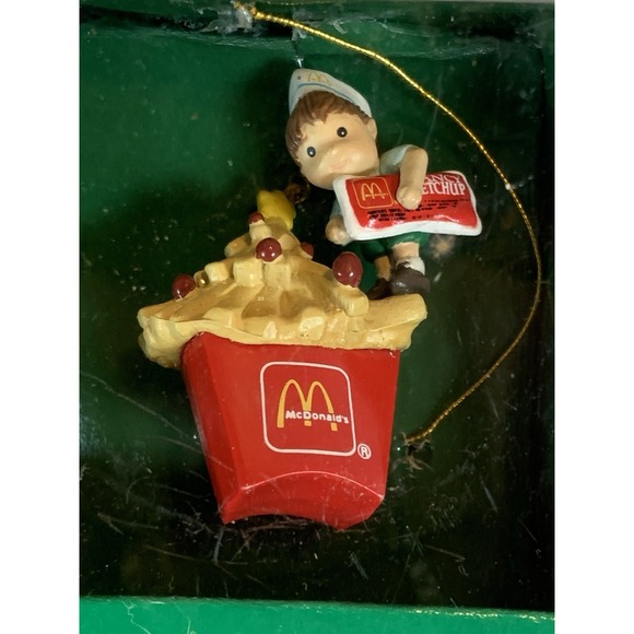 McDonald's 'Holiday Season-ing' Small Wonders Christmas Ornament 1994 Enesco - Picture 2 of 3